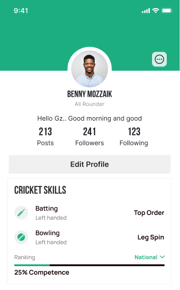 Player Profile Card
